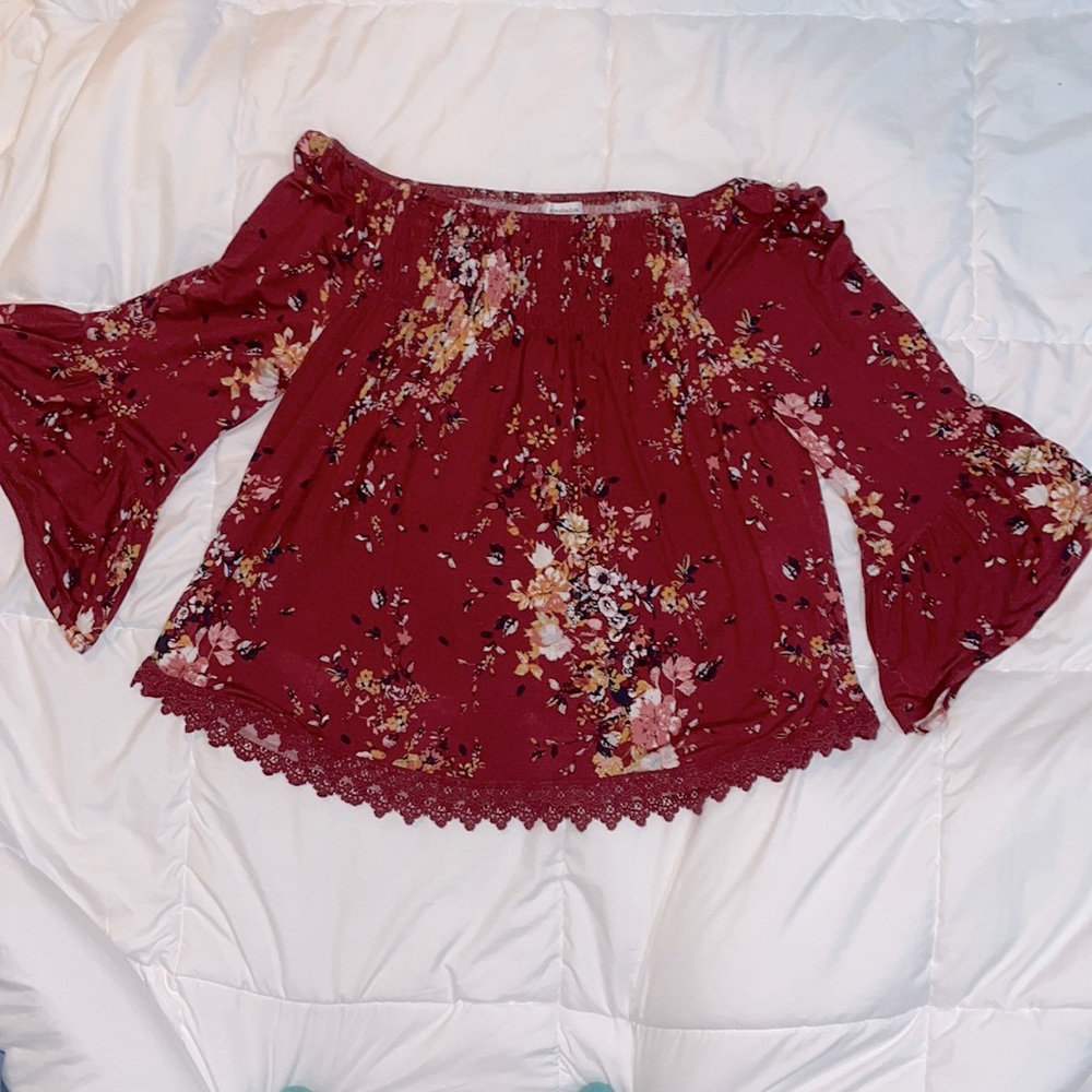 Floral Off-The-Shoulder Top